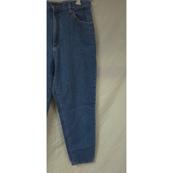 Vtg Riders 90’s Womans Sz 14 Petite High Waist Tapered Leg Med Wash Jeans 32x29 - Picture 3 of 14
